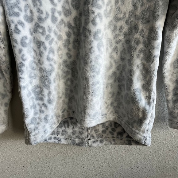 Ugg Women's Top Daisy Fleece Cotton Blend V-neck Long Sleeve Sweater Size S - Picture 3 of 13